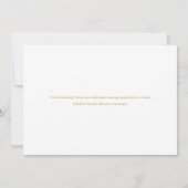 Elegantes Skript Neue Zuhause Foto Ankündigung (Rückseite)