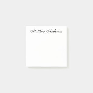 Elegantes Skript Post-it Klebezettel