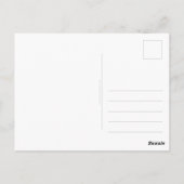 Elegantes Skript rosa Aquarell Vielen Dank Postkarte (Rückseite)