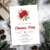 Elegantes Skript Roter Weißer Weihnachtsstern Weih