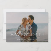 Elegantes Skript-Save the Date-Foto Save The Date (Vorderseite)