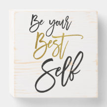 Elegantes Skript sei Ihr bestes selbst Inspirieren