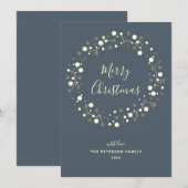 Elegantes Skript | Sternenkrieg Weihnachten außerh (Vorne/Hinten)