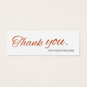 Elegantes Skript Vielen Dank für die Bestellung Sm (Vorderseite)