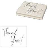 Elegantes Skript Vielen Dank Gummistempel (Stempel)
