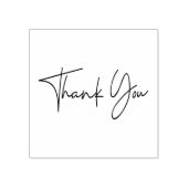 Elegantes Skript Vielen Dank Gummistempel (Prägung)