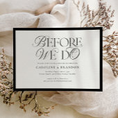 Elegantes Skript vor dem Abendessen in der Probe Einladung