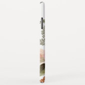 Elegantes Skript Wasserfarbe Rosa Weißer Name Case-Mate iPhone Hülle (Hinten/Rechts)