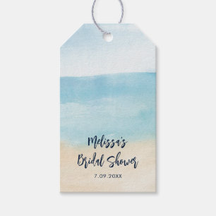 Elegantes Skript-Wasserfarben-Brautjunggesellinnen Geschenkanhänger
