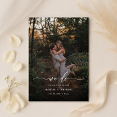 Elegantes Skript Wir machen Rustikale Boho-Foto-Ho Save The Date