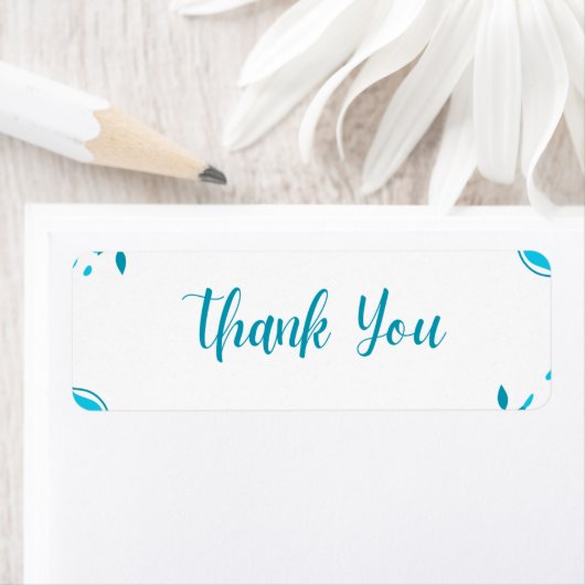 elegantes Skriptlabel "Danke!" (Insitu)