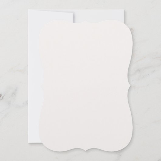 Elegantes SkriptWedding Save the Date Einladung (Rückseite)