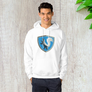Elegantes Skunk Emblem Wildlife Inspiriert Wappen Hoodie