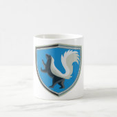 Elegantes Skunk Emblem Wildlife Inspiriert Wappen Kaffeetasse (Mittel)