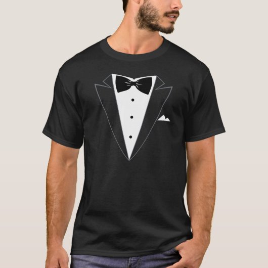 Elegantes Smoking T-Shirt (Vorderseite)