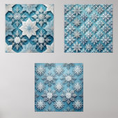 Elegantes Snowflake Art Set (Vorderseite)