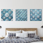 Elegantes Snowflake Art Set (Schlafzimmer)
