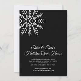 Elegantes Snowflake Einladung