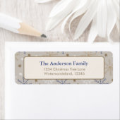 Elegantes Snowflake-Muster Beige (Insitu)