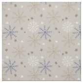 Elegantes Snowflake-Muster Beige Stoff (Muster)