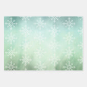 Elegantes Snowflake-Sortiment Geschenkpapier Set (Vorderseite 3)
