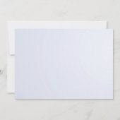 Elegantes Snowflakes Weihnachtsfest Einladung (Rückseite)