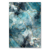 Elegantes Social Media Sign mit QR Code Table Card Tischnummer (Rückseite)