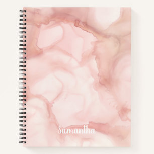 Elegantes Soft Blush Pink Pastel Notebook Journal Notizblock