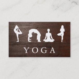 Elegantes Soft-Logo Yoga Heilung Gesundheit Visitenkarte