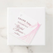 Elegantes Soft Pink Bridal Dress Brautparty Geschenkanhänger (Beispiel)