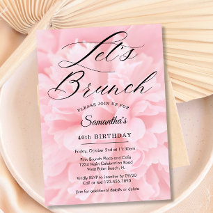 Elegantes Soft Pink Lassen Sie jedes Event-Party s Einladung