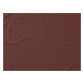 Elegantes Solid Burgundy Tischtuch Tischdecke (Vorderseite (Horizontal))