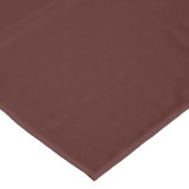 Elegantes Solid Burgundy Tischtuch Tischdecke (Schrägansicht)