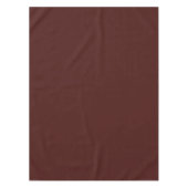 Elegantes Solid Burgundy Tischtuch Tischdecke (Vorderseite)