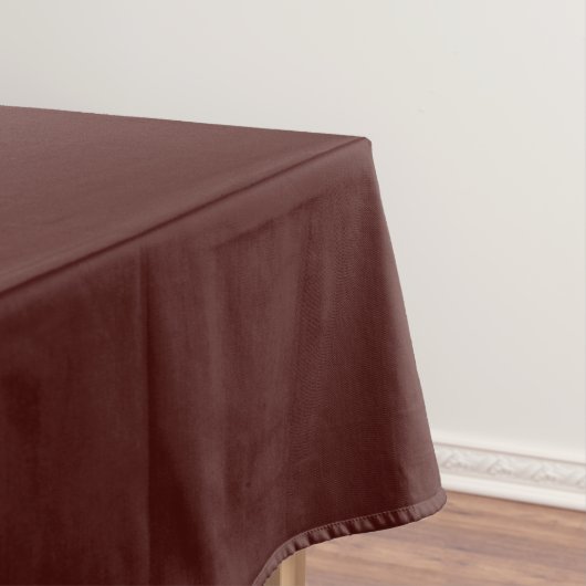 Elegantes Solid Burgundy Tischtuch Tischdecke (Beispiel)