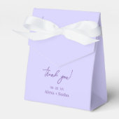 Elegantes solides Lila-Violett Geschenkschachtel (Vorderseite)