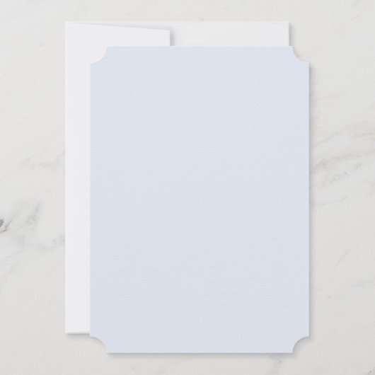 Elegantes "Something Blue" Bow Sketch-Brautparty Einladung (Rückseite)