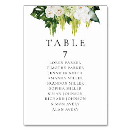 Elegantes Sommergarten Hochzeitsstift Tischnummer