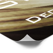 Elegantes Sonnenblumen-Brautparty Poster (Ecke)