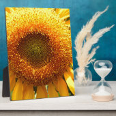 Elegantes Sonnenblumen-Foto Fotoplatte (Seite)