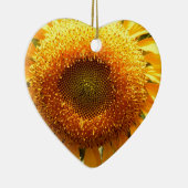 Elegantes Sonnenblumen-Foto Keramikornament (Rechts)