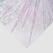 Elegantes Sonnenmond Mandala Silver Design Seidenpapier (Ausschnitt)