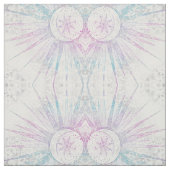 Elegantes Sonnenmond Mandala Silver Design Stoff (Muster)