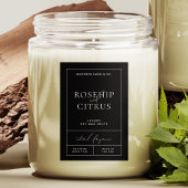 Elegantes Soy Wax Melt Vertikales 3x2-Rechteck-Lab Lebensmitteletikett