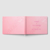 Elegantes Sparkle Design für Hochzeiten und Einlad Gästebuch (Voll)