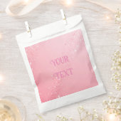 Elegantes Sparkle Design für Hochzeiten und Einlad Geschenktütchen (Ausgeschnitten)