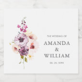 Elegantes Sparkling Weinflasche Schaumweinetikett (Einzelnes Label)