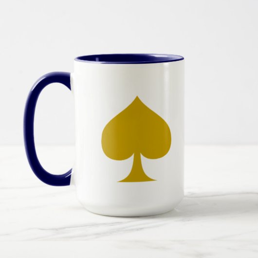 Elegantes Spatendesign Tasse (Links)