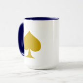 Elegantes Spatendesign Tasse (Vorderseite Links)