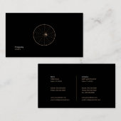 Elegantes Spinnen-Netz Visitenkarte (Vorne/Hinten)